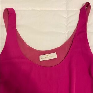 Amanda Uprichard Pink Mini Sleeveless Dress